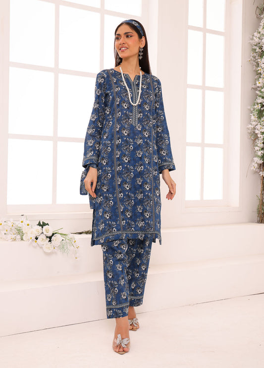 Embroidered Unstitched 2 Piece Lawn Suit PL-24-106-Co-ords Set